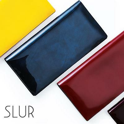 SLUR スラー エナメル長札入れ cavariキャバリ 長財布 【7月30日頃出荷